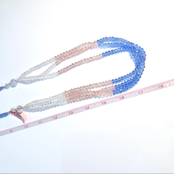 New Kalifano Crystal Glass Necklace - Picture 7 of 8